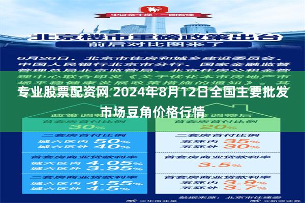 专业股票配资网 2024年8月12日全国主要批发市场豆角价格行情