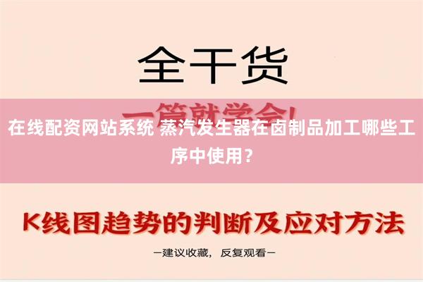 在线配资网站系统 蒸汽发生器在卤制品加工哪些工序中使用？