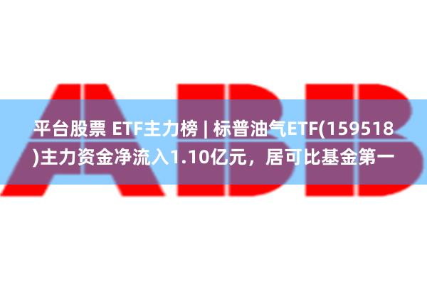 平台股票 ETF主力榜 | 标普油气ETF(159518)主力资金净流入1.10亿元，居可比基金第一